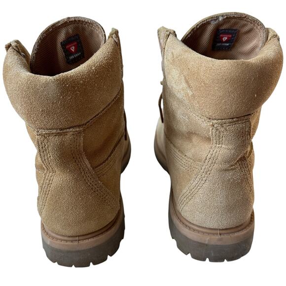 Timberland Boots Tan Yellow Suede Hiking Timberdry Primaloft Women's Size 9 - Picture 8 of 10